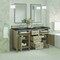 James Martin Vanities 60'' Double Vanity, Whitewashed Oak w/ 3 CM Charcoal Soapstone Quartz Top 424-V60D-WWO-3CSP - alternate 4